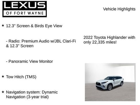 Used 2022 Toyota Highlander Limited AWD/4WD image 8