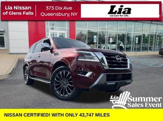 Certified 2023 Nissan Armada Platinum w/ Captain's Chairs Package AWD/4WD 360° Tour