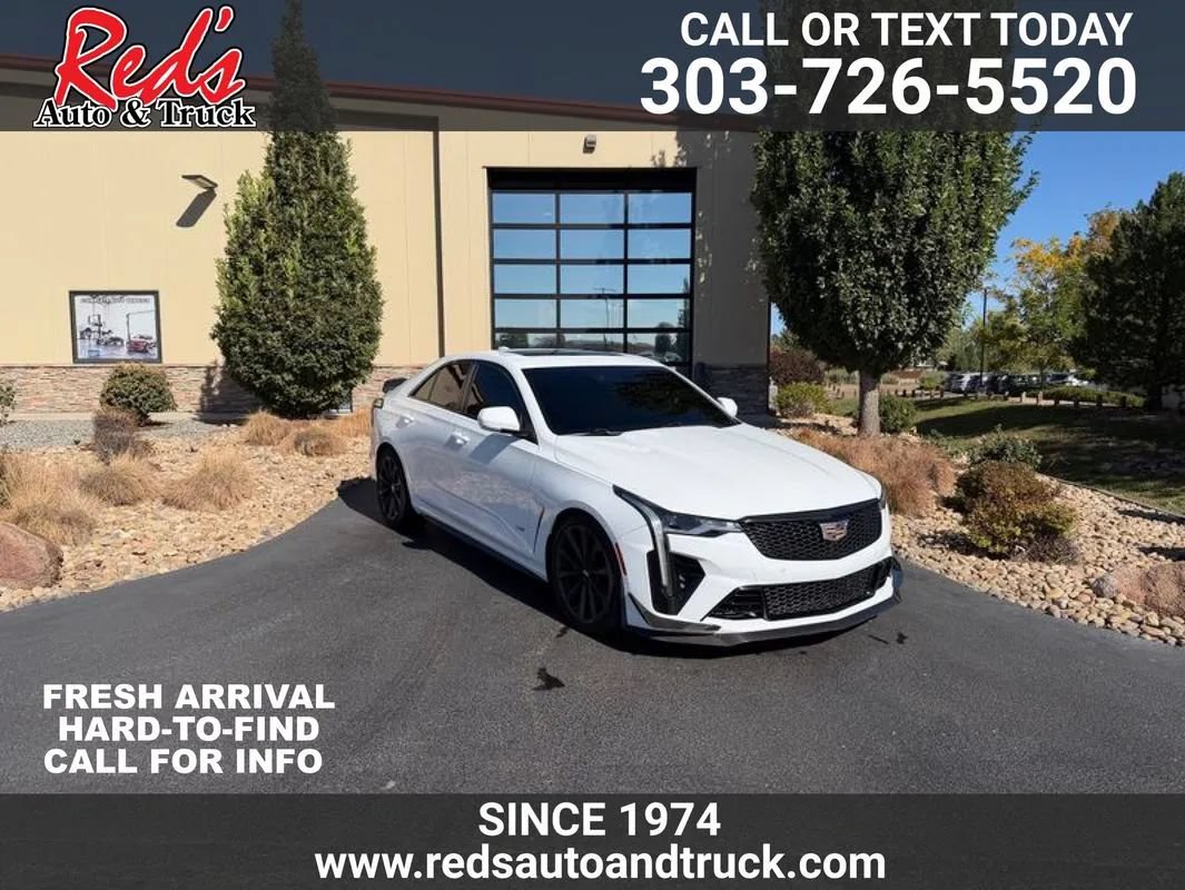 Used 2022 Cadillac CT4 V Blackwing w/ Carbon Fiber 1 Package RWD image 1
