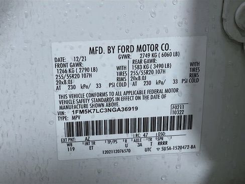 Used 2022 Ford Explorer King Ranch RWD image 11