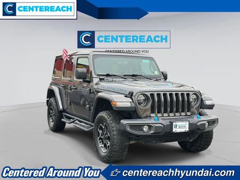 Used 2021 Jeep Wrangler Unlimited Rubicon 4xe w/ Cold Weather Group AWD/4WD image 2