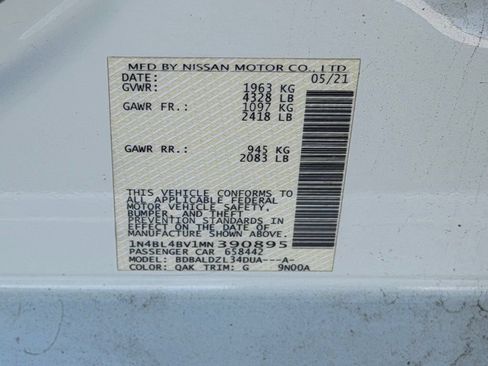 Used 2021 Nissan Altima 2.5 S FWD image 23