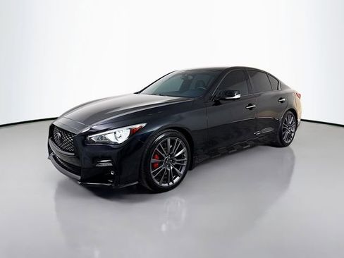 Used 2023 INFINITI Q50 Red Sport 400 w/ Black Opal Edition RWD image 1