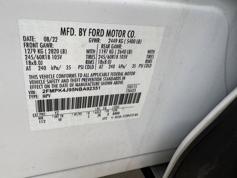 Used 2022 Ford Edge SEL AWD/4WD image 36