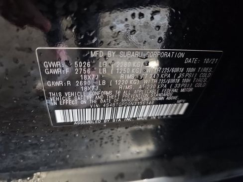 Used 2022 Subaru Outback Touring XT w/ Popular Package #2 image 33