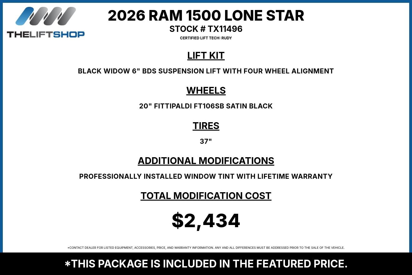 Used 2026 RAM 1500 Lone Star AWD/4WD image 2