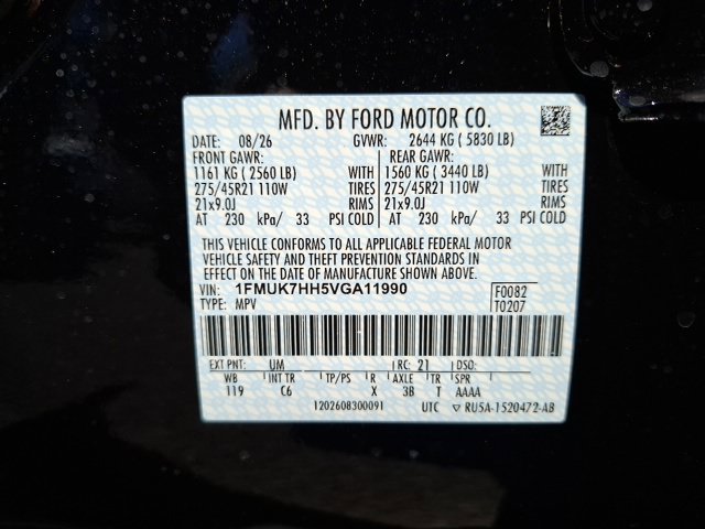 New 2027 Ford Explorer Platinum RWD image 40