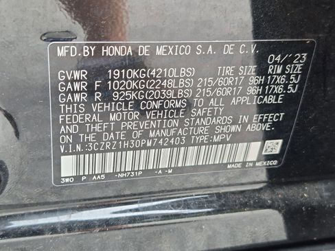 Certified 2023 Honda HR-V LX image 23