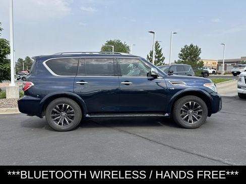 Used 2019 Nissan Armada Platinum w/ Captain's Chairs Package AWD/4WD image 3