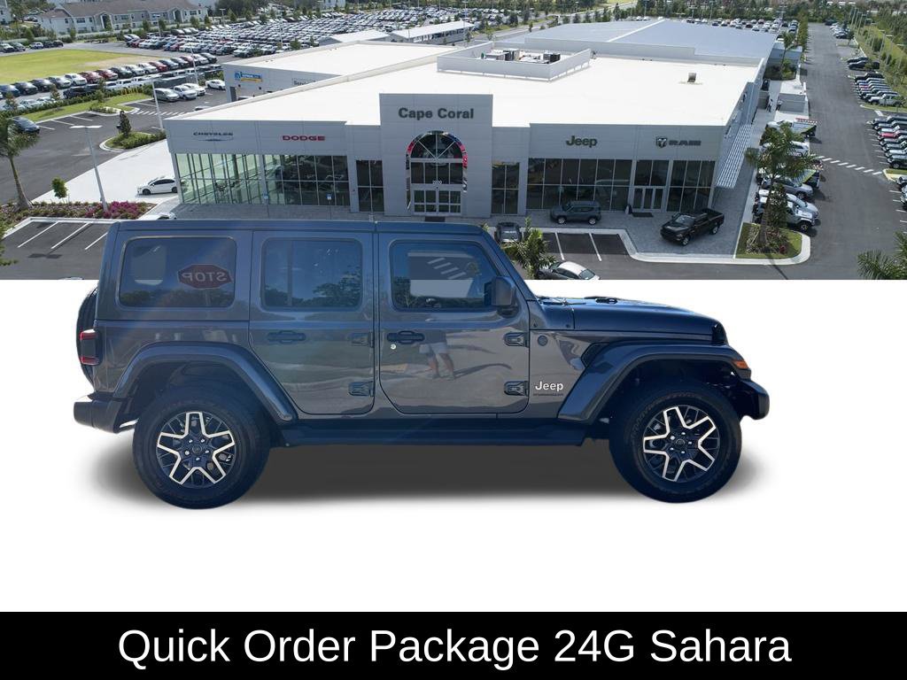 Used 2025 Jeep Wrangler Unlimited Sahara w/ Technology Group AWD/4WD image 4