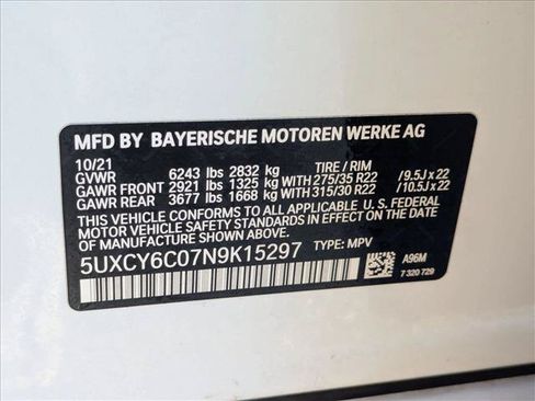 Used 2022 BMW X6 xDrive40i w/ Executive Package AWD/4WD image 15