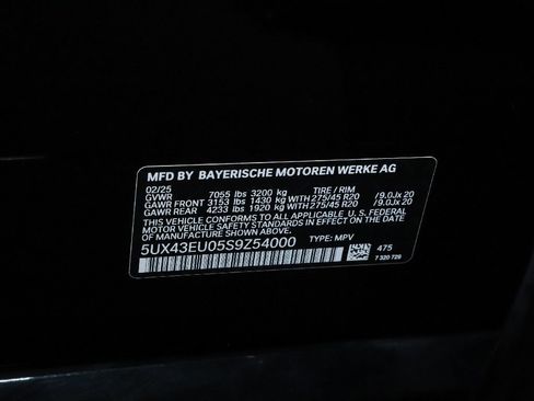Certified 2025 BMW X5 xDrive50e w/ M Sport Package AWD/4WD image 23