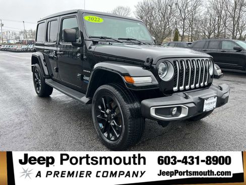 Used 2022 Jeep Wrangler Unlimited Sahara w/ Cold Weather Group image 1
