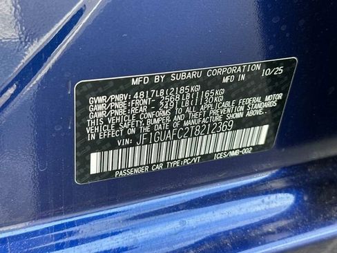 New 2026 Subaru Impreza 2.0i Sport image 34