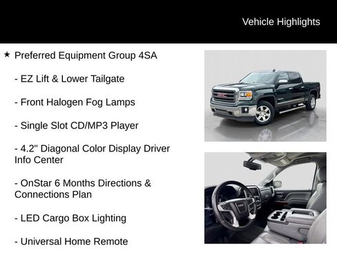 Used 2015 GMC Sierra 1500 SLT w/ SLT Preferred Package AWD/4WD image 21