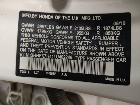 Used 2020 Honda Civic Sport image 33