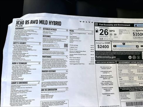 New 2026 Volvo XC60 B5 Plus w/ Climate Package AWD/4WD image 35