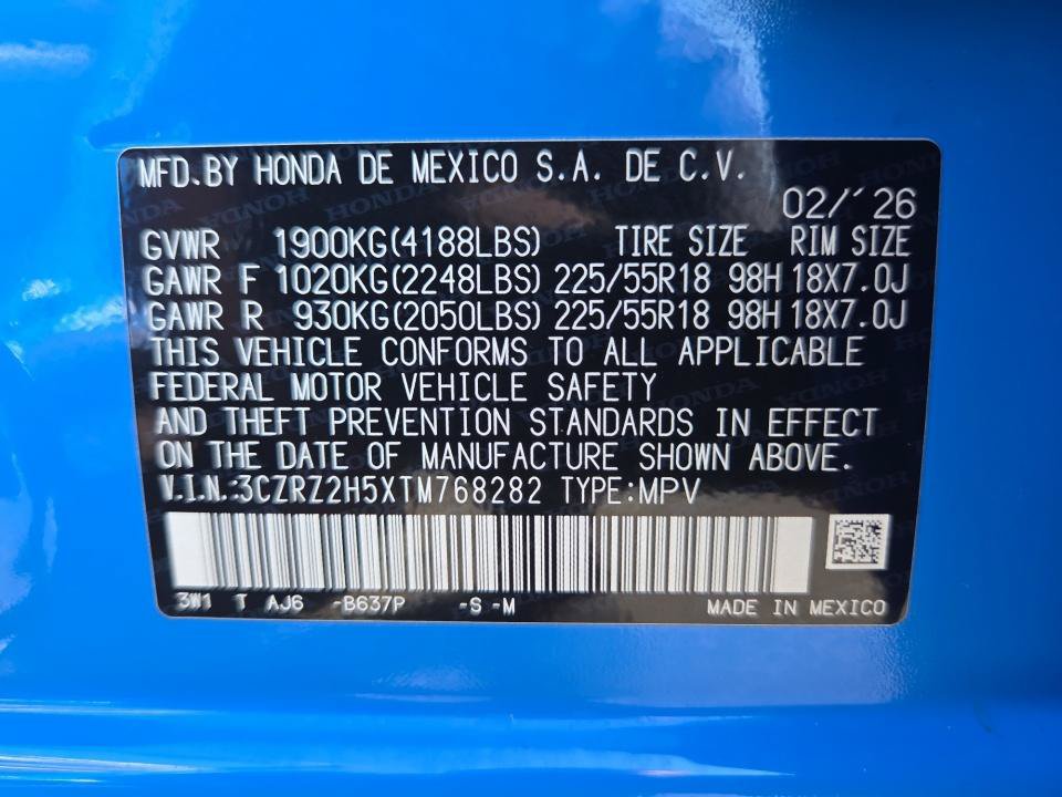 Used 2026 Honda HR-V Sport image 35