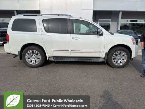 Used 2015 Nissan Armada Platinum w/ 2nd Row Captain Seat Package image 13
