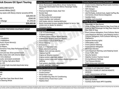 Used 2024 Buick Encore GX Sport Touring AWD/4WD image 1