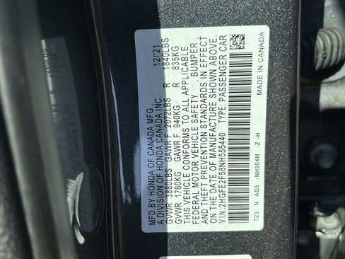 Used 2022 Honda Civic Sport image 40