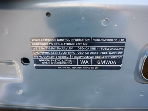 New 2025 Nissan Sentra SV w/ SV Premium Package image 30