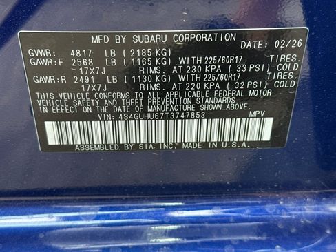 New 2026 Subaru Crosstrek 2.5i Wilderness AWD/4WD image 36
