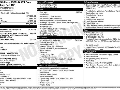 New 2026 GMC Sierra 2500 AT4 w/ AT4 Premium Plus Package AWD/4WD image 17