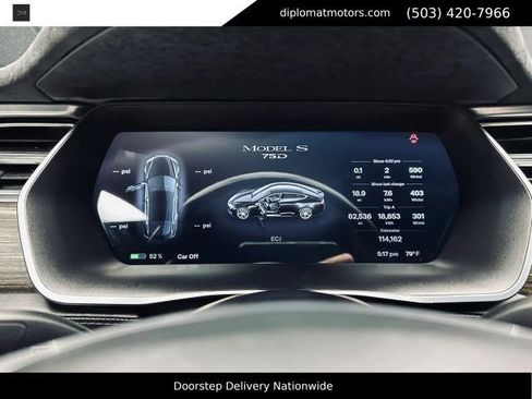 Used 2015 Tesla Model S 70D AWD/4WD image 31
