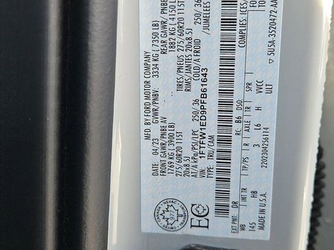 Used 2023 Ford F150 Lariat w/ Equipment Group 502A High image 38