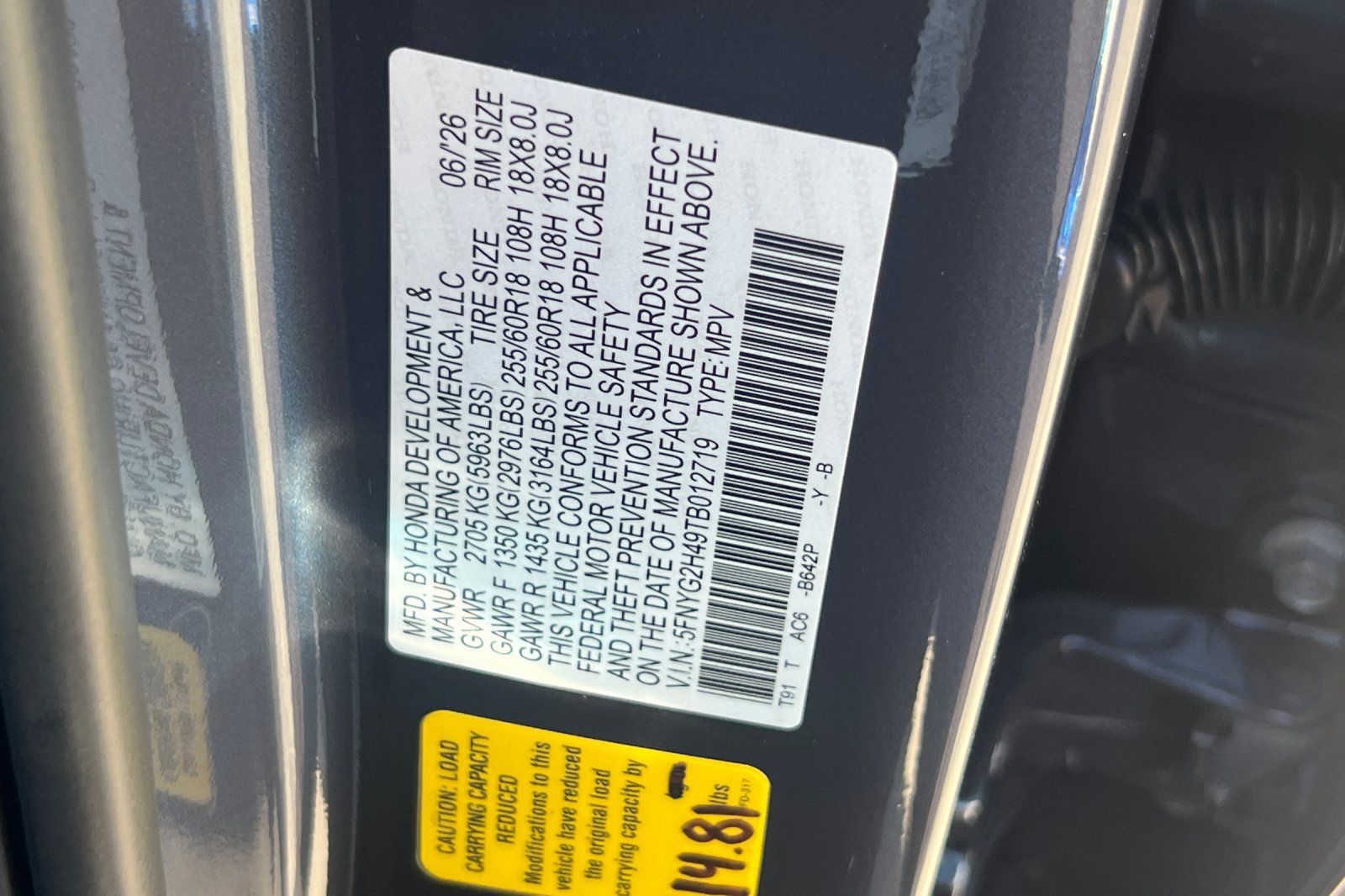 New 2026 Honda Pilot EX-L image 27
