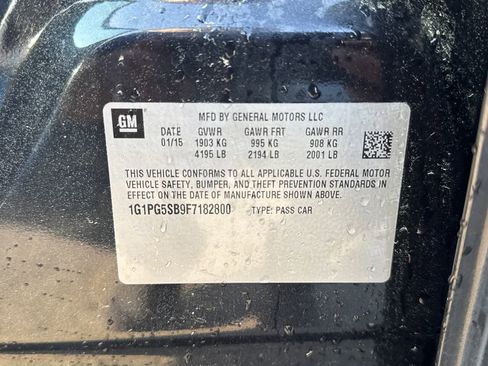 Used 2015 Chevrolet Cruze LTZ w/ Sun, Sound and Sport Package image 16