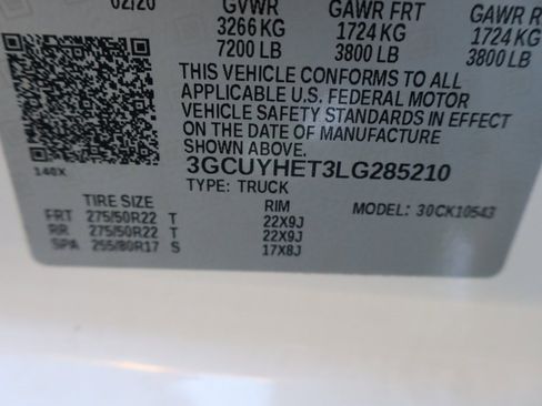 Used 2020 Chevrolet Silverado 1500 High Country w/ Technology Package image 40