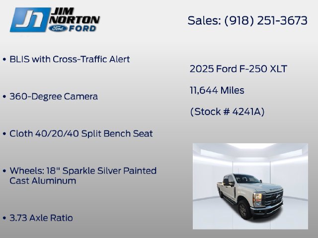 Used 2025 Ford F250 XLT w/ 360-Degree Camera Package AWD/4WD image 15