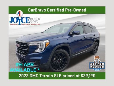 Used 2022 GMC Terrain SLE w/ Driver Convenience Package AWD/4WD image 1