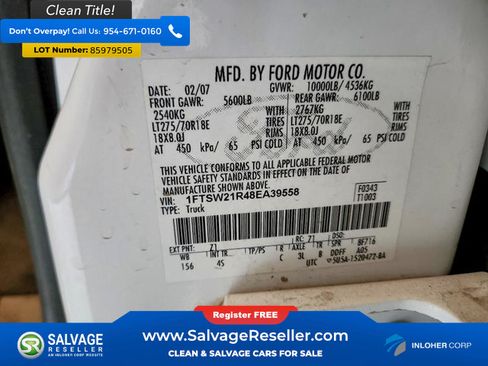 Used 2008 Ford F250 Lariat AWD/4WD image 16