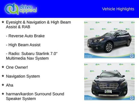 Used 2017 Subaru Outback 3.6R Limited AWD/4WD image 12
