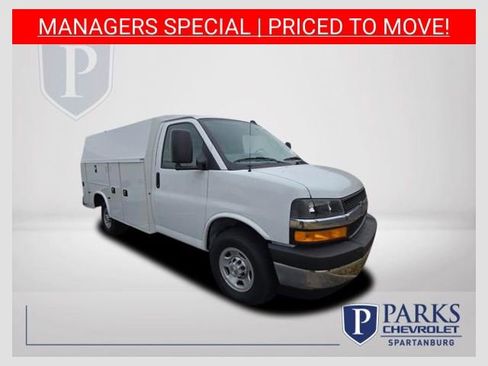 New 2025 Chevrolet Express 3500 w/ Power Convenience Package RWD image 1
