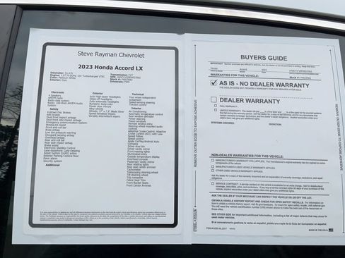 Used 2023 Honda Accord LX image 25