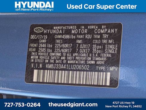Used 2020 Hyundai Tucson Value FWD image 34