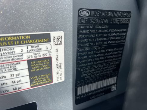 Used 2020 Land Rover Range Rover Sport HSE Dynamic image 37