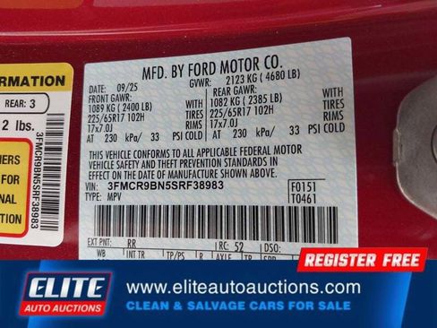 Used 2025 Ford Bronco Sport Big Bend w/ Convenience Package AWD/4WD image 18