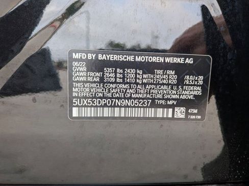 Used 2022 BMW X3 xDrive30i w/ M Sport Package 2 image 16