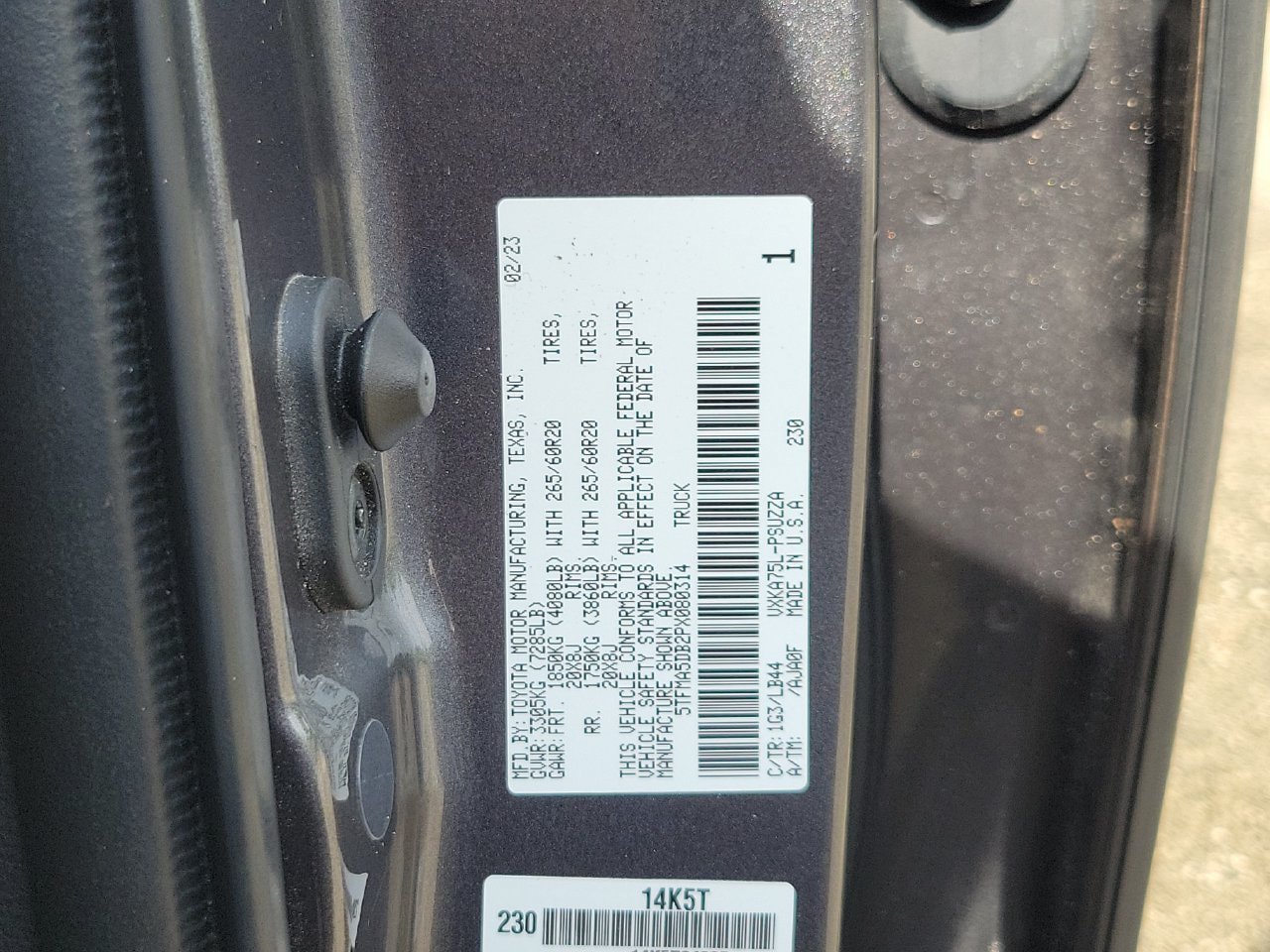 Used 2023 Toyota Tundra 1794 Edition AWD/4WD image 30