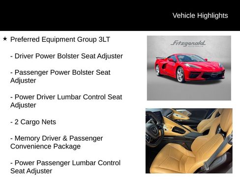 Used 2022 Chevrolet Corvette Stingray Premium Conv w/ Z51 Performance Package RWD image 9