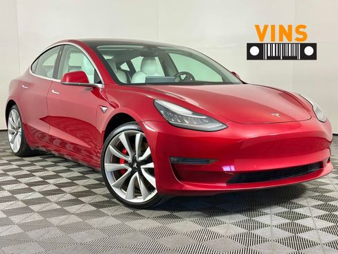 Used 2018 Tesla Model 3 Long Range AWD/4WD image 1