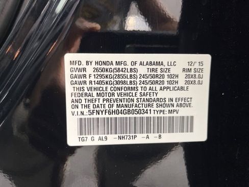 Used 2016 Honda Pilot Elite image 37