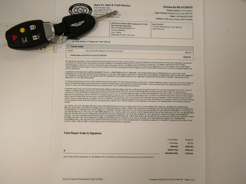 Used 2008 Aston Martin DB9 Volante RWD image 62