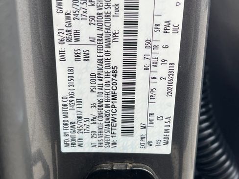 Used 2021 Ford F150 XL w/ Equipment Group 101A High image 30