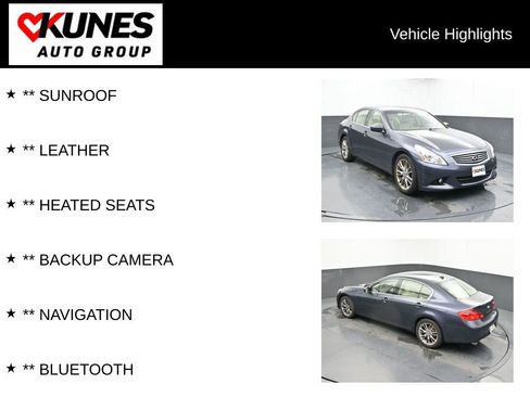 Used 2012 INFINITI G37 x Sedan w/ Premium Pkg AWD/4WD image 2